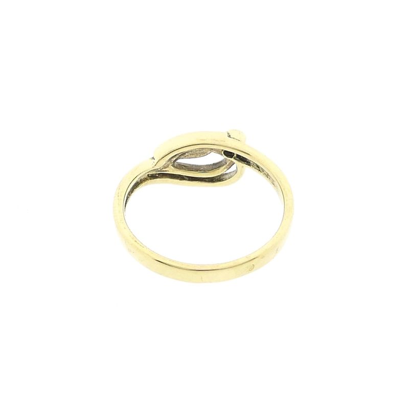 Image 6 of Gold ring with zirconia