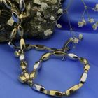 Image 9 of Two-tone gold fantasy link necklace