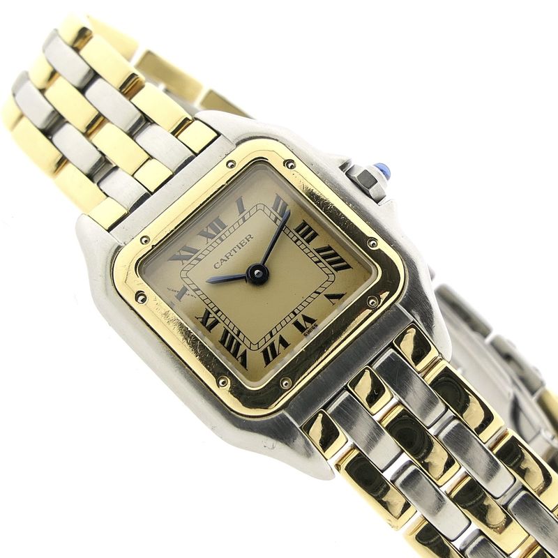 Image 5 of Cartier Panthère; Gold/steel ladies' watch