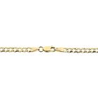 Image 5 of Gold flat gourmet link chain | 50 cm