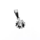 Image 3 of White gold pendant with diamond | 0.05 ct.