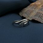 Image 2 of White gold ring with diamond | 0.015 ct.