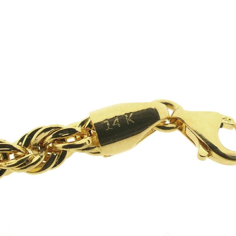 Image 7 of Gold twisted link chain