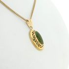 Image 7 of Gold pendant with Jade