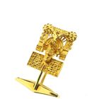 Image 4 of Gold cufflinks with oriental design