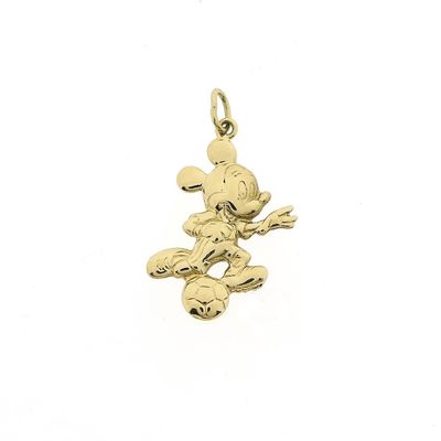 Image 1 of 18 carat gold Disney pendant; Mickey Mouse