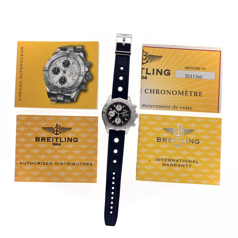 Image 10 of Breitling Chrono Superocean 42mm A13340; Automatic Men's Watch