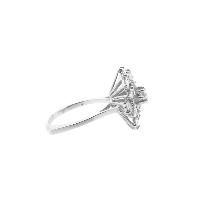 Image 4 of Exclusive white gold cocktail ring with 1.66 ct diamond.