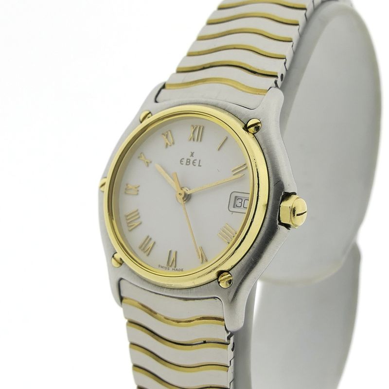Image 2 of Ebel Classic Wave; 18k gold/steel women's watch