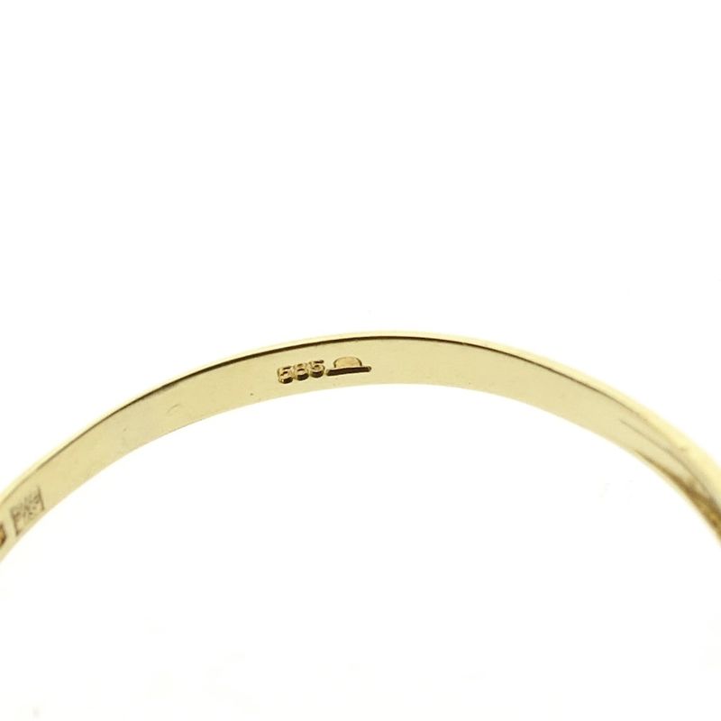 Image 7 of Gold ring with diamond | 0.005 ct.