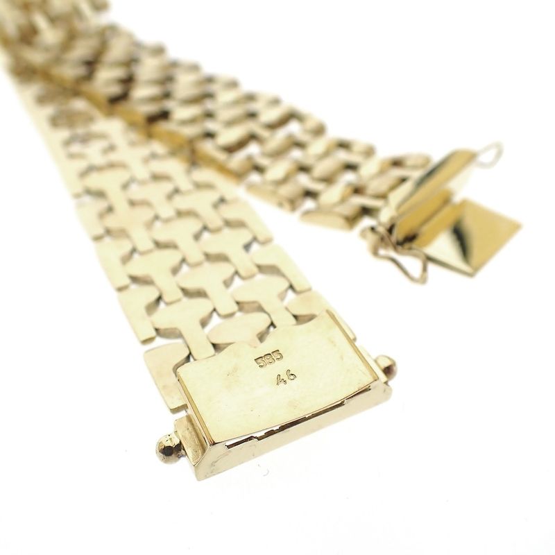 Image 7 of Vintage gold fantasy link bracelet