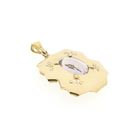 Image 2 of Gold pendant with clear zirconia