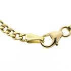 Image 4 of Gold gourmet link bracelet with a heart | 18.5 cm
