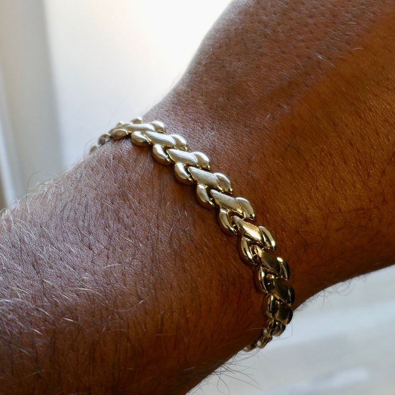 Image 11 of Gold Fantasy Link Bracelet | 19 cm