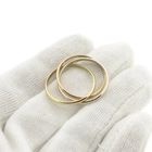 Image 6 of Tricolor gold trinity ring