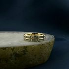 Image 2 of Gold alliance ring with zirconia