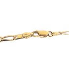 Image 7 of Solid gold fantasy/figaro link chain | 43 cm