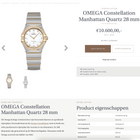 Image 19 of Omega Constellation 1272.30.00 'Full Bar'; 18k gold/steel women's watch