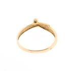 Image 6 of Gold solitaire ring with diamond | 0.01 ct.