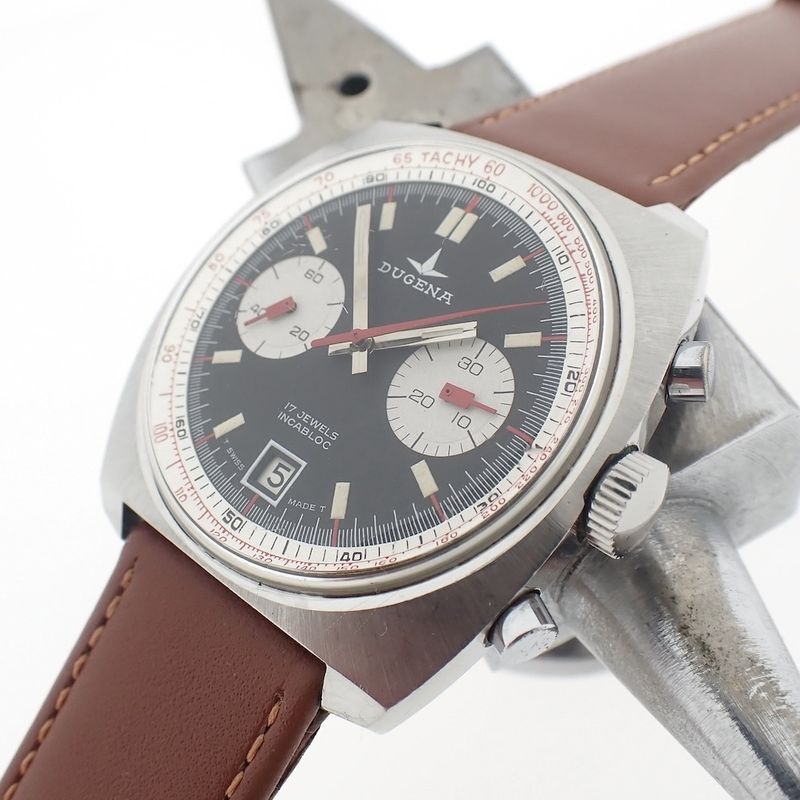 Image 2 of Dugena 136 Chronograph; Vintage men's watch