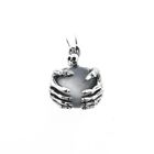 Image 1 of Gothic Pendant with Grey Cat's Eye