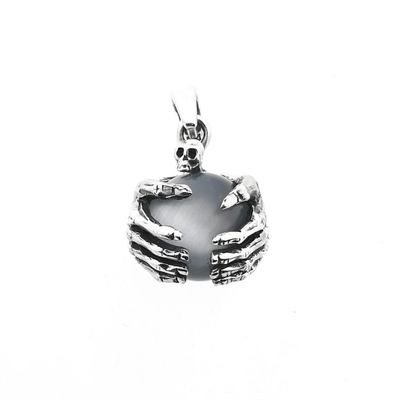 Image 1 of Gothic Pendant with Grey Cat's Eye