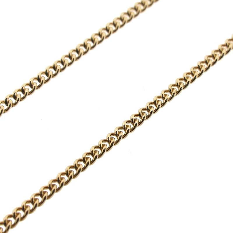 Image 6 of Gold thin gourmet link necklace | 50.5 cm