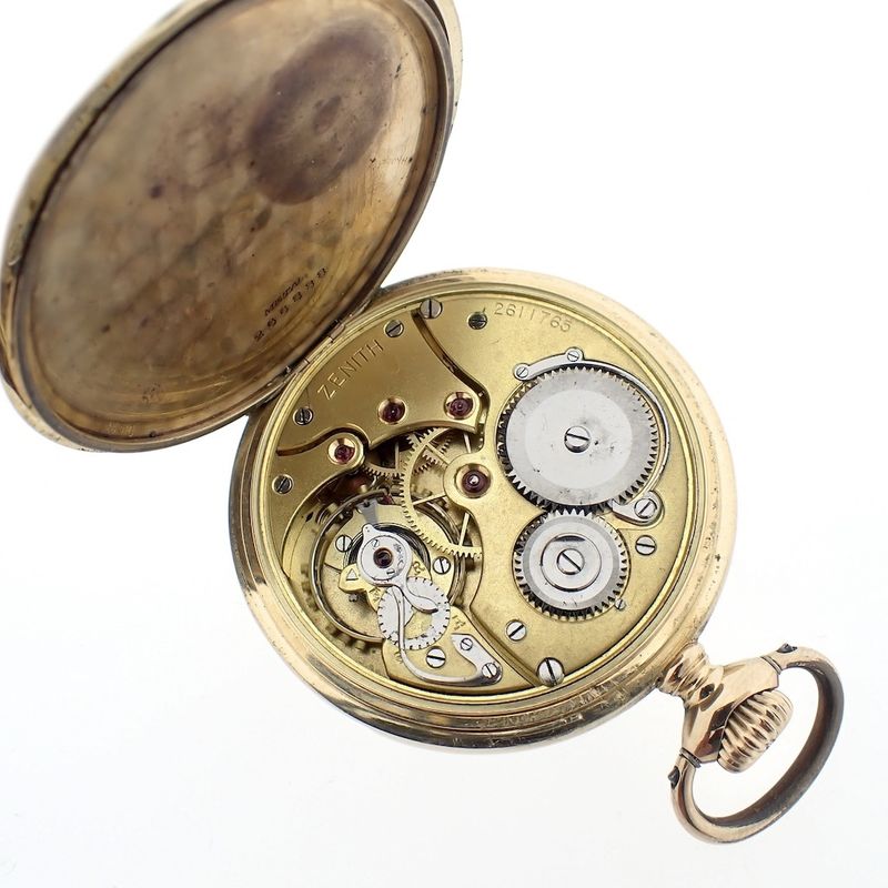 Image 7 of Zenith pocket watch 'Grand Prix 1900'; Antique 14k gold