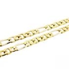 Image 4 of Two-tone gold Figaro link chain