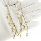 Image 9 of Gold bar necklace with pearls