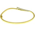 Image 5 of Two-tone gold bangle with 0.05 ct. diamond | Ø 61 mm