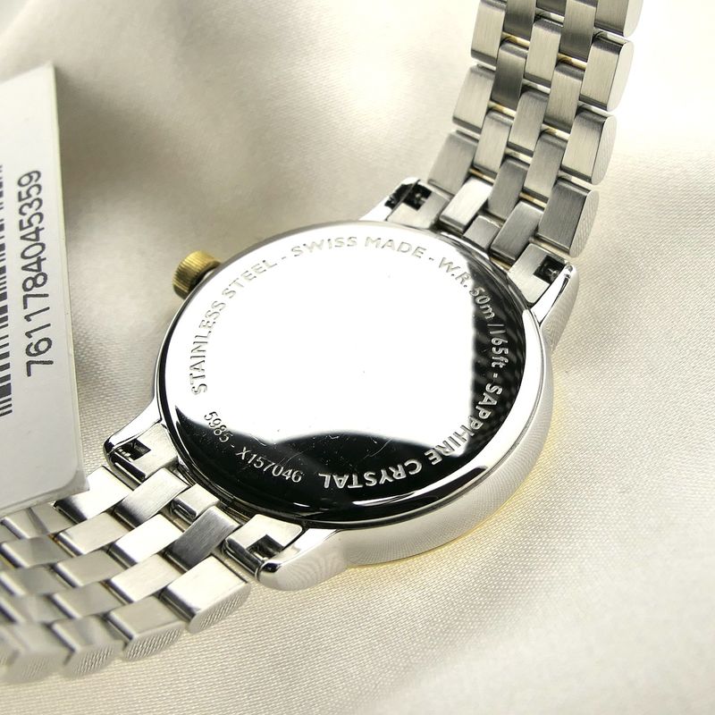 Image 16 of Raymond Weil Toccata 5985-STP-97081; Bi-color women's watch with diamonds
