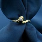 Image 9 of Gold ring with zirconia