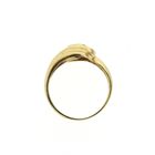 Image 4 of Gold ring with ruby ​​and zirconia