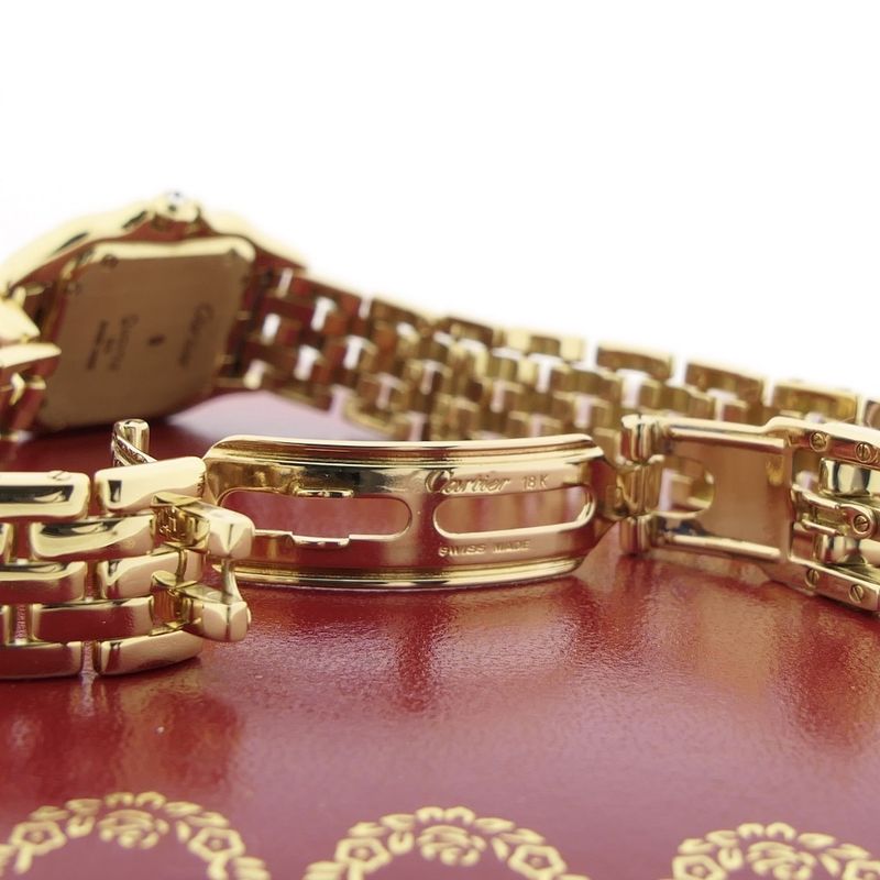 Image 15 of Cartier Panthère; 18k gold ladies' watch with diamonds