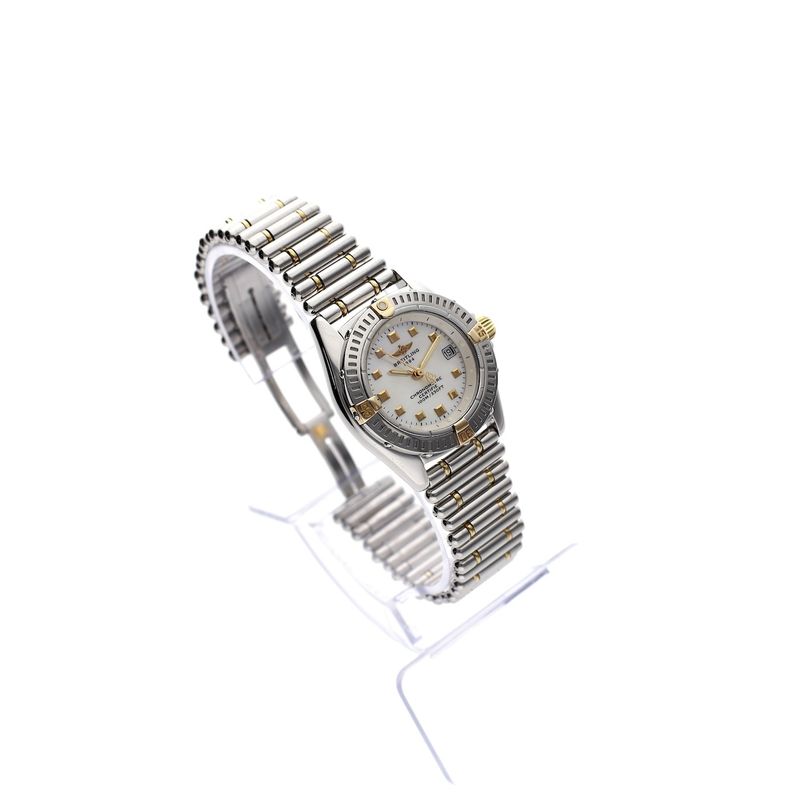 Image 3 of Breitling Callistino 'Mother of Pearl' Gold/Steel Women's Watch