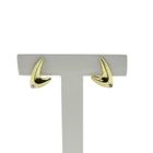 Image 1 of Gold stud earrings with diamond; 0.01 ct.