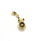 Image 5 of Gold pendant with pearl and diamond | 0.04 ct.