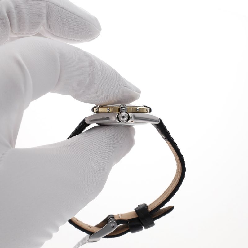 Image 12 of Breitling Callistino 'Mother of Pearl' D52045; 18k gold/steel women's watch