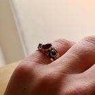 Image 7 of Vintage Gold Ring with Garnet