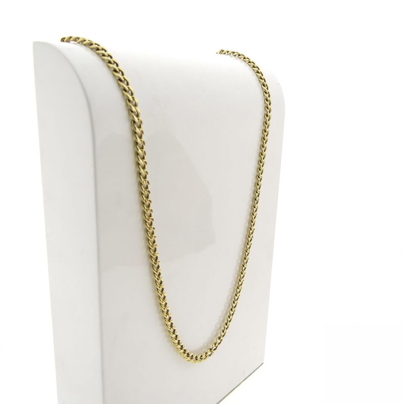 Image 3 of Sturdy gold gourmet link chain | 53.5 cm