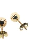 Image 6 of Gold screw stud earrings