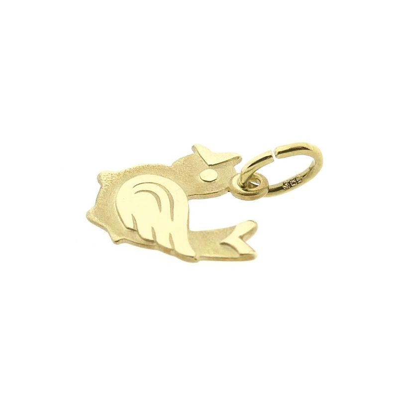 Image 10 of Gold pendant of a chirping bird