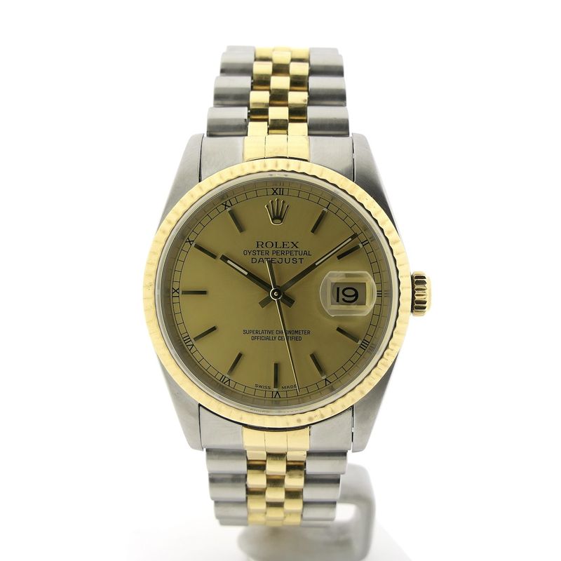 Image 1 of Rolex Datejust 16233; Automatic gold/steel watch