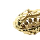 Image 6 of Antique gold brooch with red coral | Old Dutch