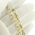 Image 5 of Gold wide anchor link bracelet