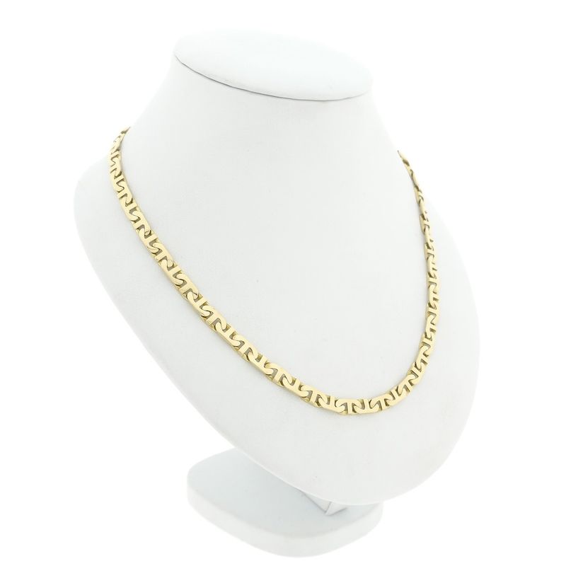 Image 3 of Solid gold navy link chain