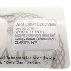 Image 9 of 1.15 ct. Rose cut diamond Orange brown N/A + AIG Certificate