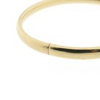 Image 4 of Gold smooth slave bracelet | Ø 60 mm