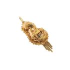 Image 7 of Antique gold pendant of a hat bell